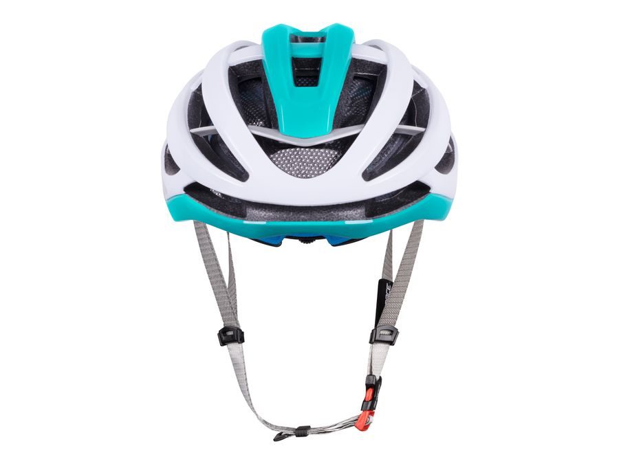 Helma FORCE LYNX, bílo-tyrkysová