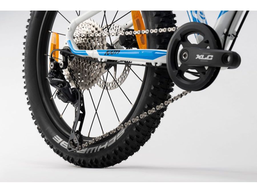 Dětské kolo GHOST Kato 20 Full Party Pearl White/Bright Blue Gloss