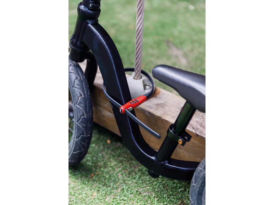 Zámek ABUS Combiflex TravelGuard, červený