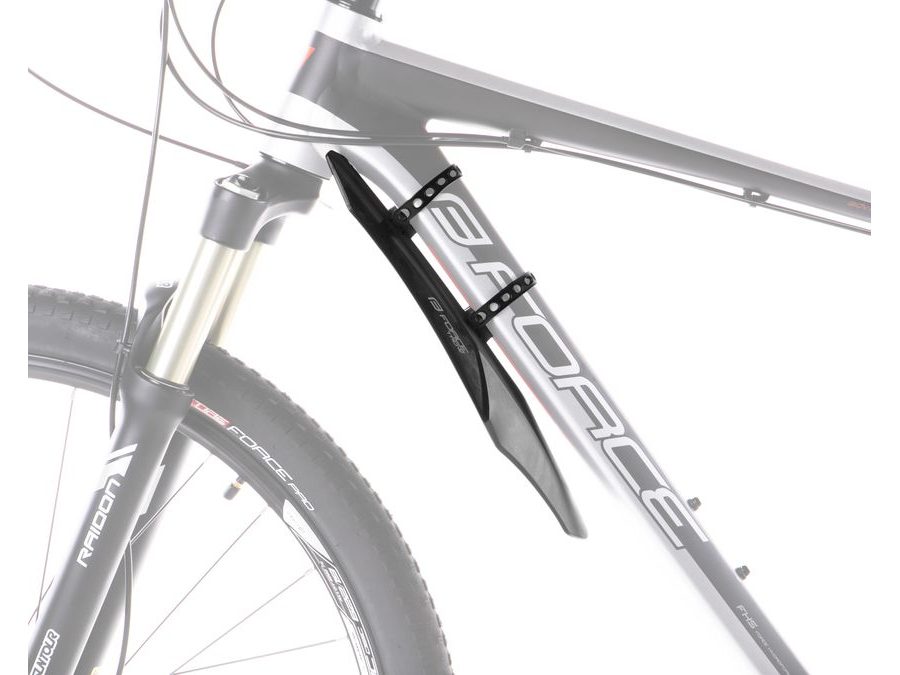 Blatník pod rám + gumový úchyt FORCE TROW , černo-šedá