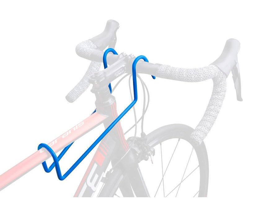 držák řidítek FORCE k montážnímu stojanu, Fe modrý