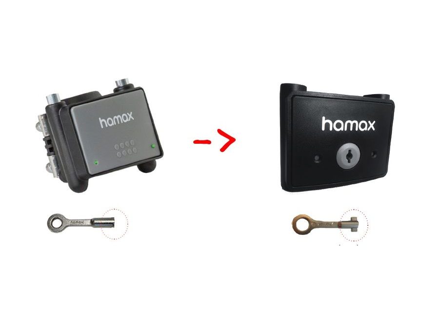 Sedačka HAMAX SIESTA new šedo/červená