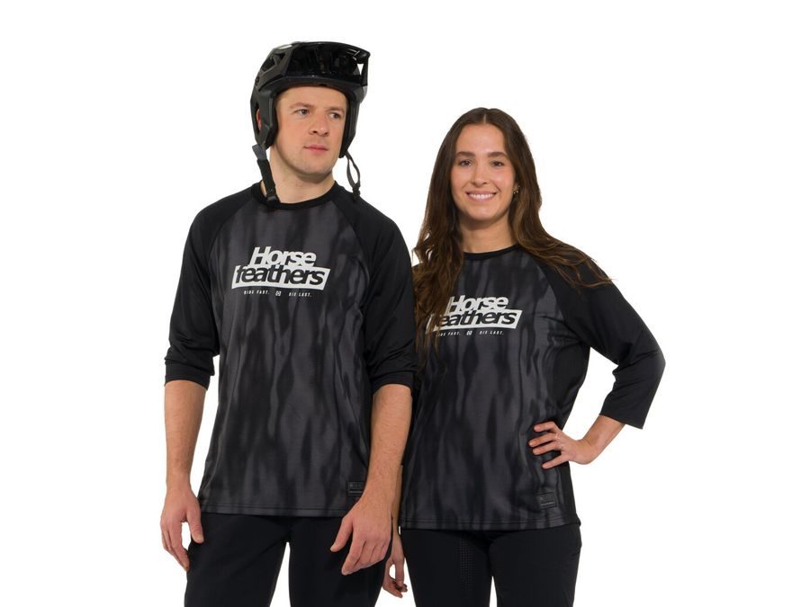 Dres s 3/4 rukávem HORSEFEATHERS Spike 3/4, halftone-black