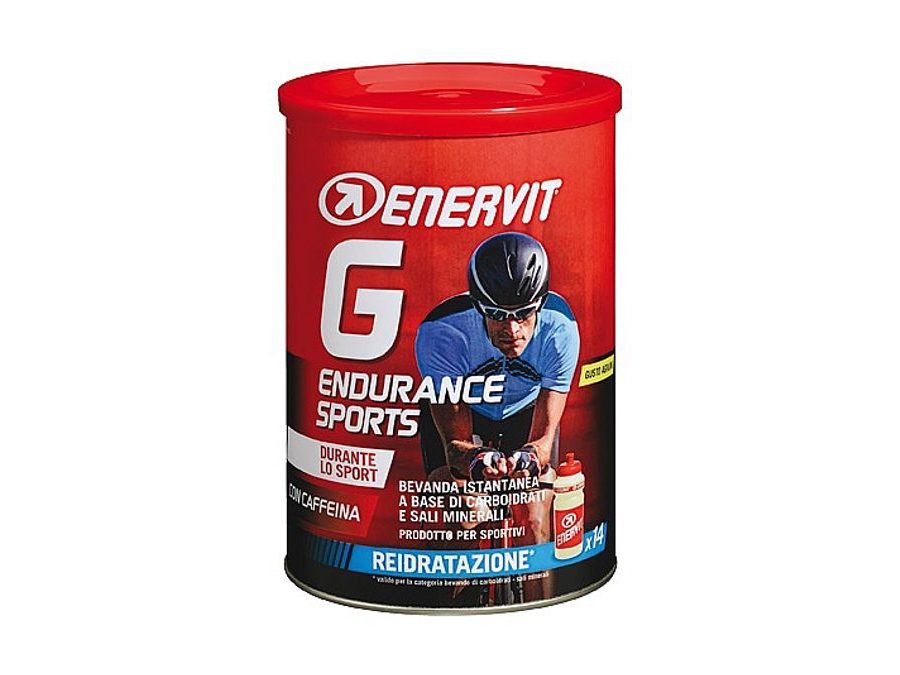 Instantní nápoj Enervit G Endurance Citron + Kofein, 420g