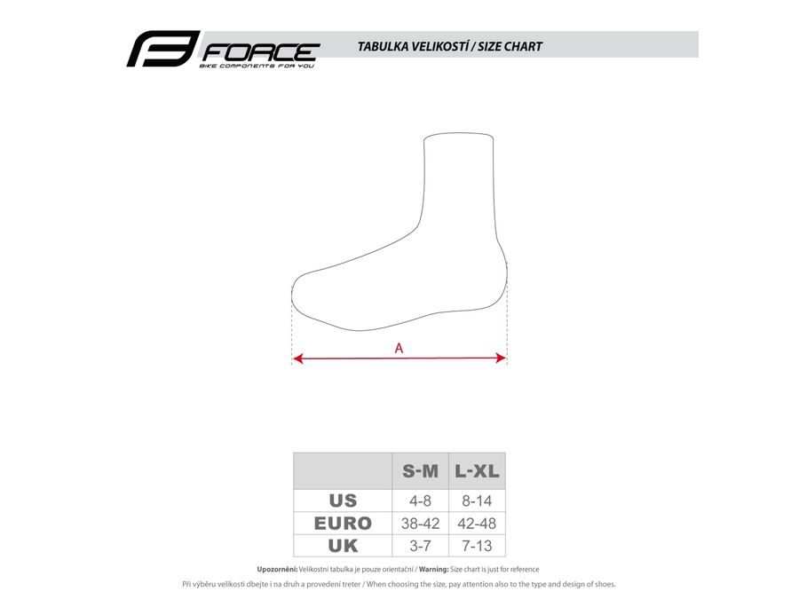 Návleky treter FORCE SPEED ROAD bez zipu, černé