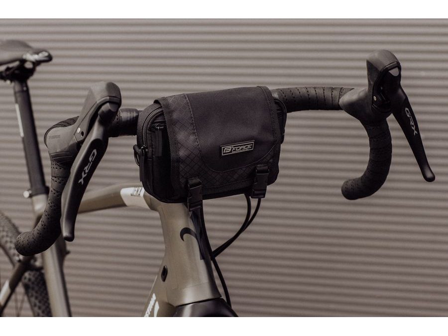 Brašna na řídítka FORCE GET, černá