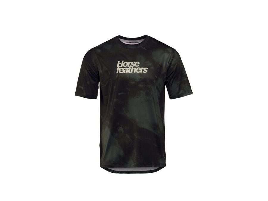 Pánský dres s krátkým rukávem HORSEFEATHERS Quantum, thyme camo