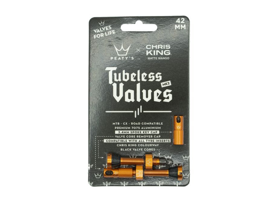 Bezdušové ventilky PEATY'S X CHRIS KING (MK2) BEZDUŠOVÉ VENTILKY 42MM