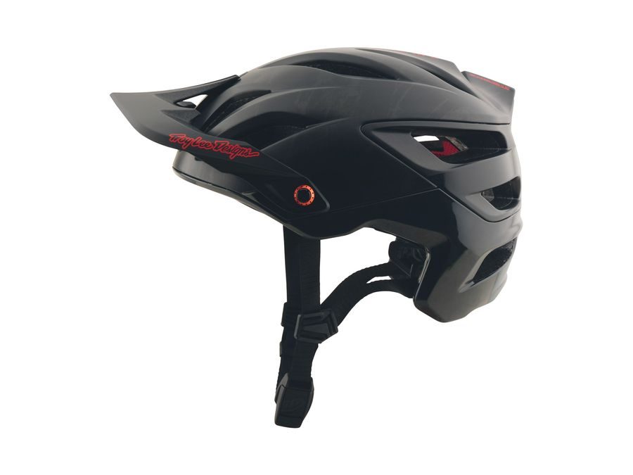 Helma Troy Lee Designs A3 HALO ALPINE BLACK 2025