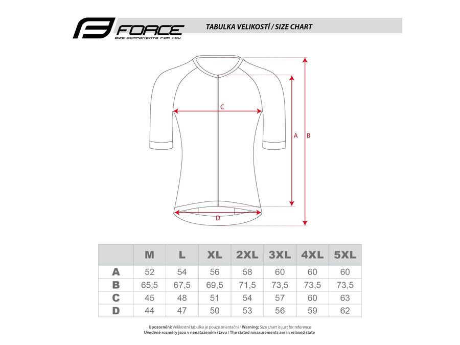 Pánský dres s krátkým rukávem FORCE SWAY, fluo