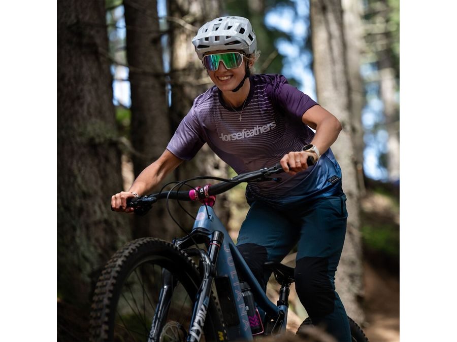 Dámský dres s krátkým rukávem HORSEFEATHERS Quantum, iris fade out