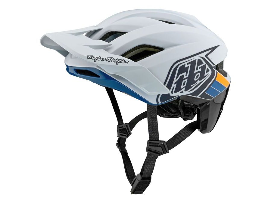 Helma Troy Lee Designs FLOWLINE SE MIPS BADGE LIGHT GRAY / CHARCOAL 2024