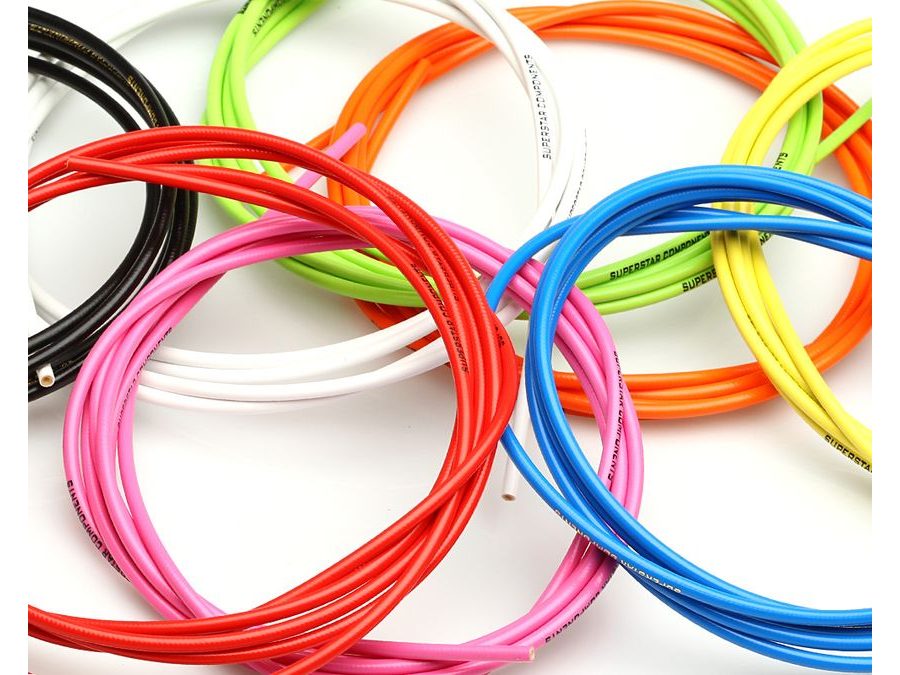 Bowden řadící barevný 1m