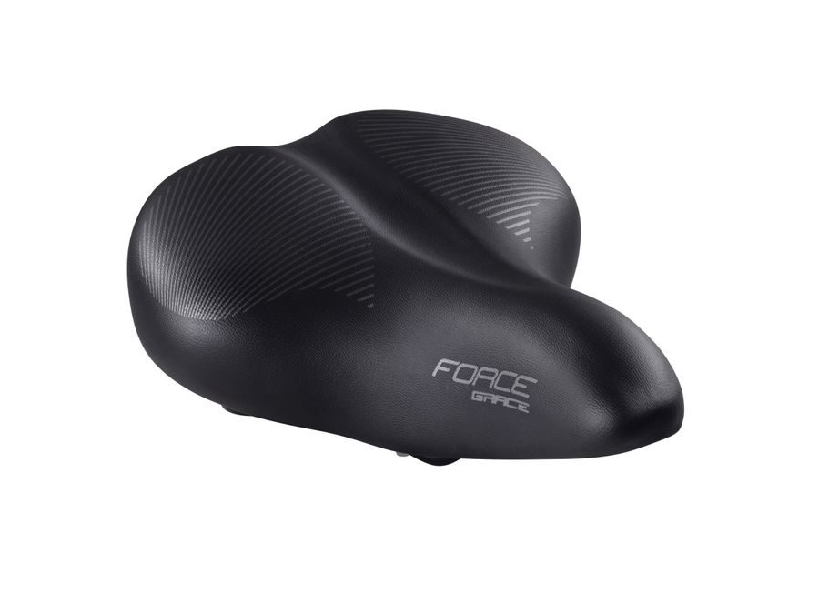 sedlo s pružinou FORCE GRACE UNI, černé