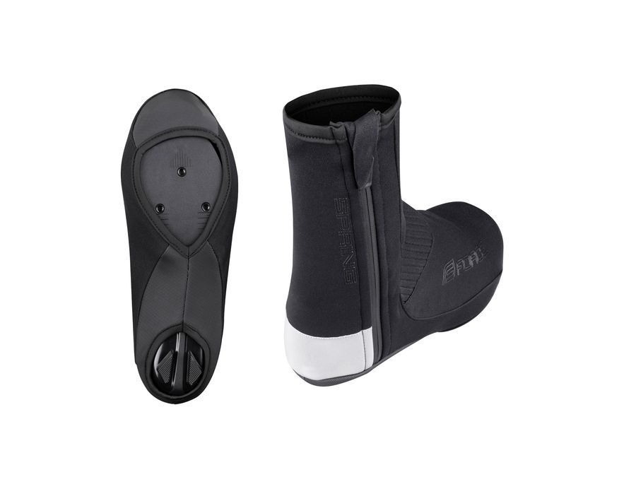 Návleky treter FORCE SPRING softshell ROAD, černé