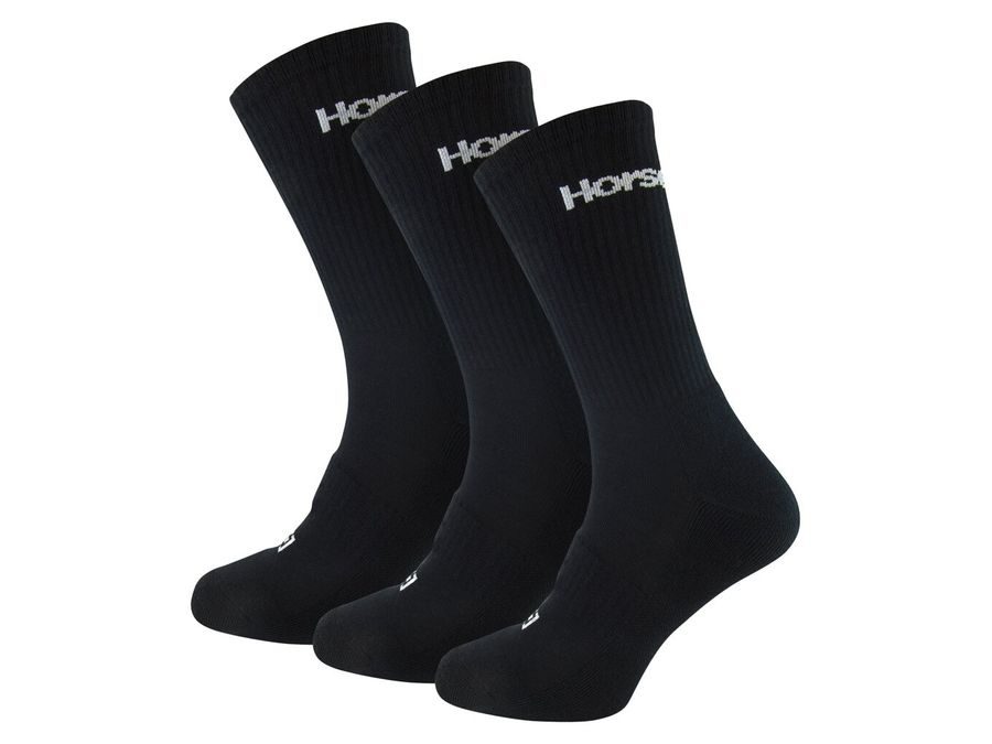 Pánské dlouhé ponožky HORSEFEATHERS Delete Premium 3Pack, black