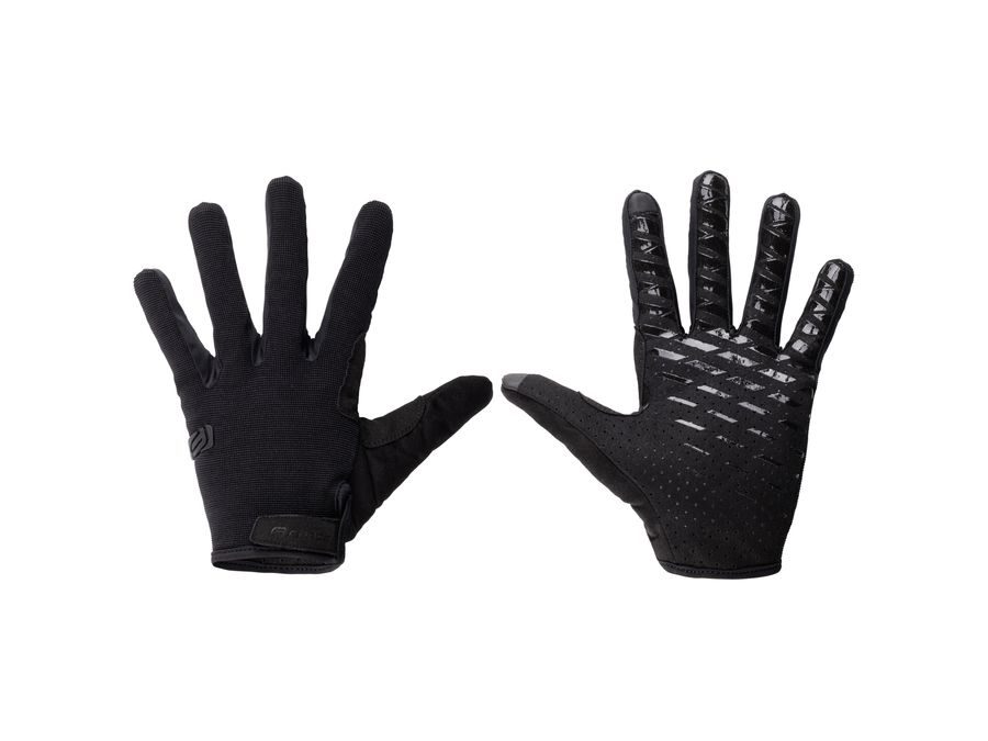 Letní dlouhoprsté rukavice FORCE MTB MOUNT, černé