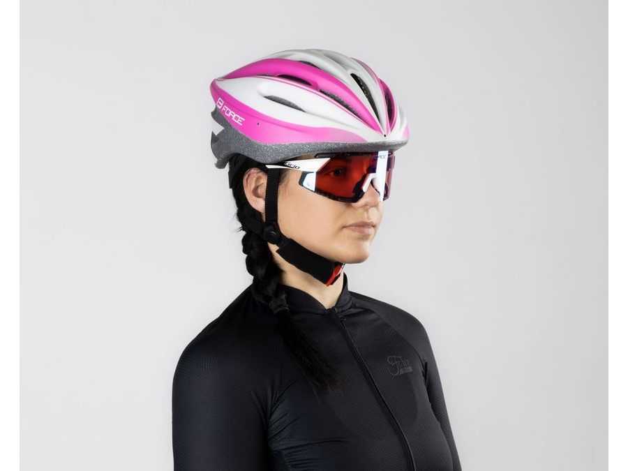 Helma FORCE TERY, bílo-růžová