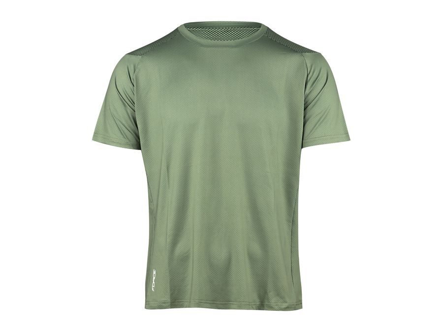 Pánský dres s krátkým rukávem FORCE MTB MOUNT, army