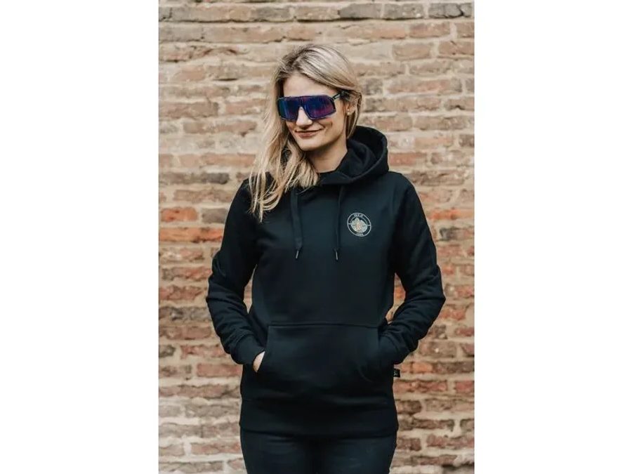 Pánská Mikina s kapucí Kolo je láska Kolo or Die UNI - černá