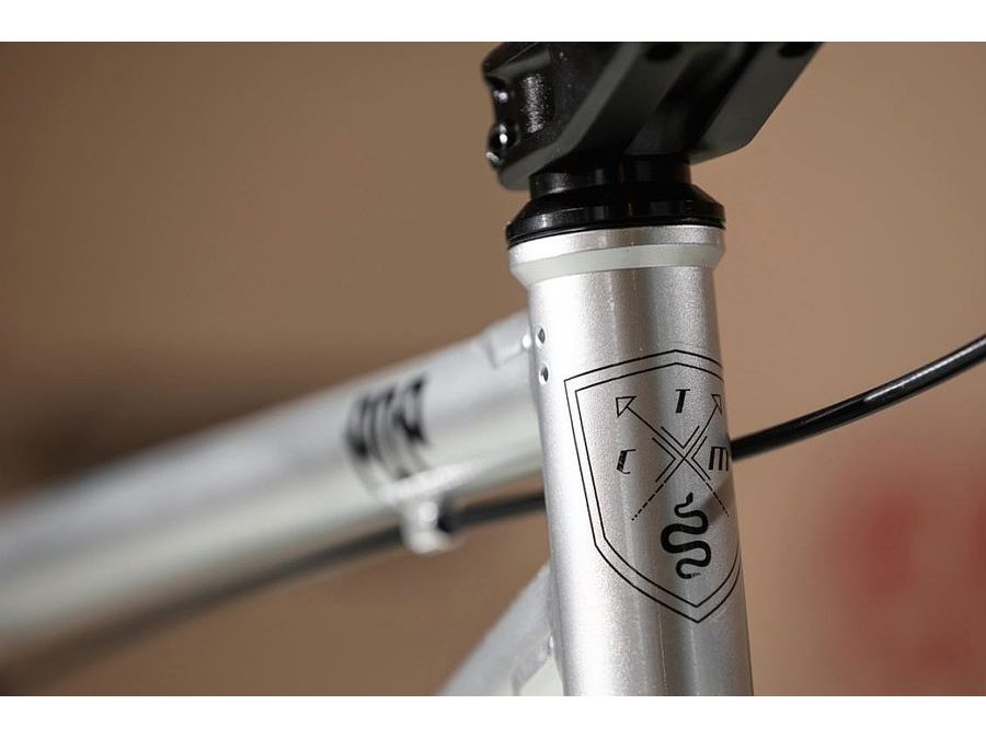 BMX kolo CTM POP 20", Shiny silver/ lesklá stříbrná