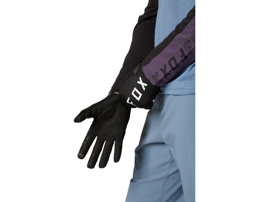 Letní dlouhoprsté rukavice FOX Ranger Gel Gloves, black