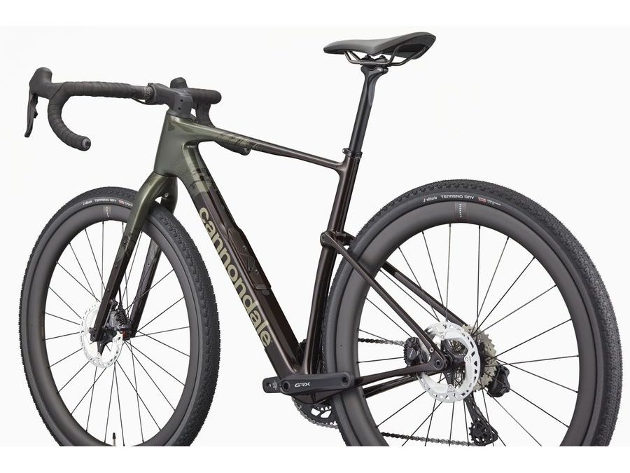 Gravel kolo CANNONDALE TOPSTONE CARBON LTD Di2, černo-zelený