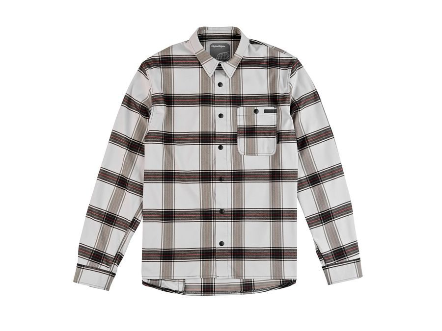 Pánská košile Troy Lee Designs GRIND FLANNEL PlAID MIST