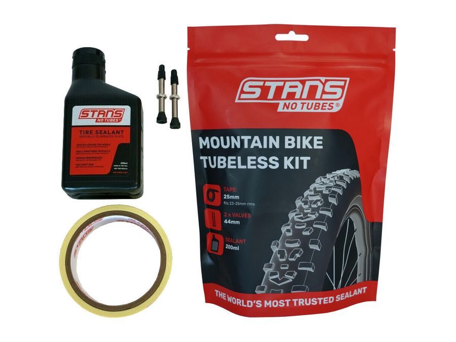 Sada STAN’S NOTUBES, tmel 200ml, vložka 25mm, 44mm ventilek (2ks)