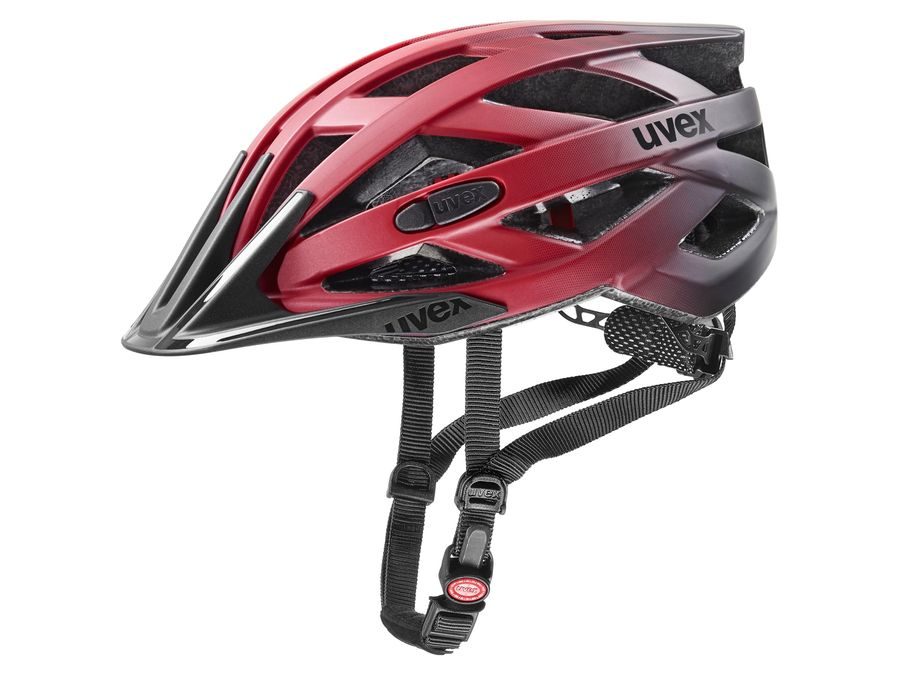 Helma UVEX I-VO CC, RED BLACK MAT