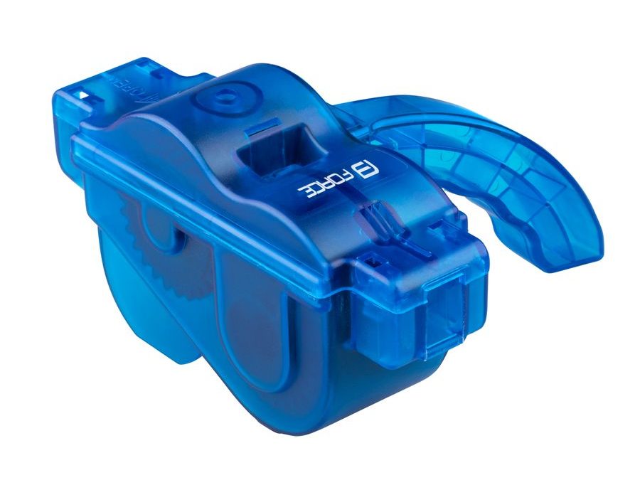 Čistička řetězů Force ECO plast s rukojetí, modrá