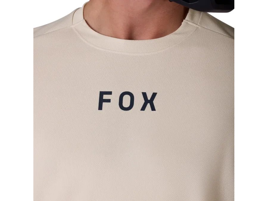 Pánský dres s krátkým rukávem FOX Ranger Wordmark Jersey, chalk white