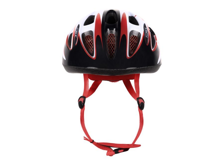 Dětská helma FORCE LARK, černo-červeno-bílá