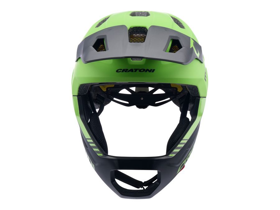 Dětská helma CRATONI MadCat MIPS Lime/Black Matt - S/M (49-56cm)