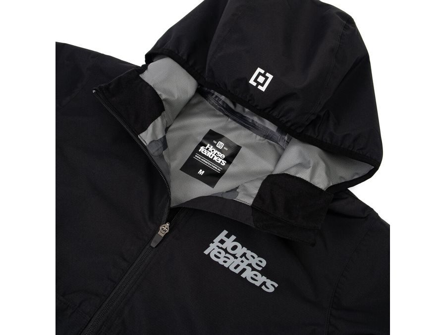 Dámská nepromokavá bunda HORSEFEATHERS Onyx, black reflex