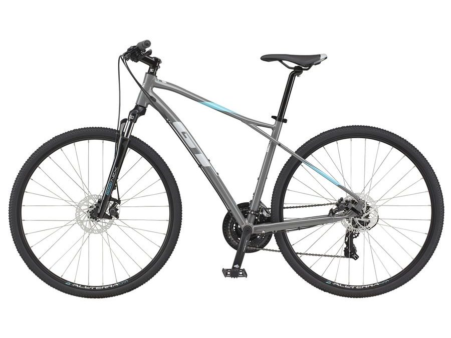 Pánské crossové kolo GT Transeo Comp 28" - Šedá