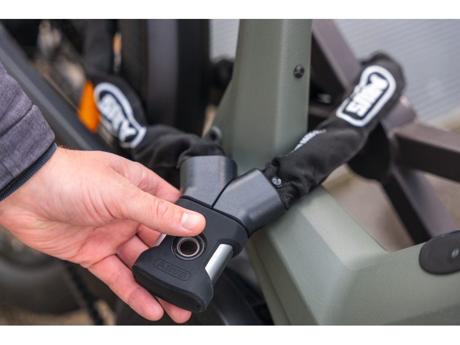 Zámek na otisk prstu ABUS 7807F/110 BK YARDO