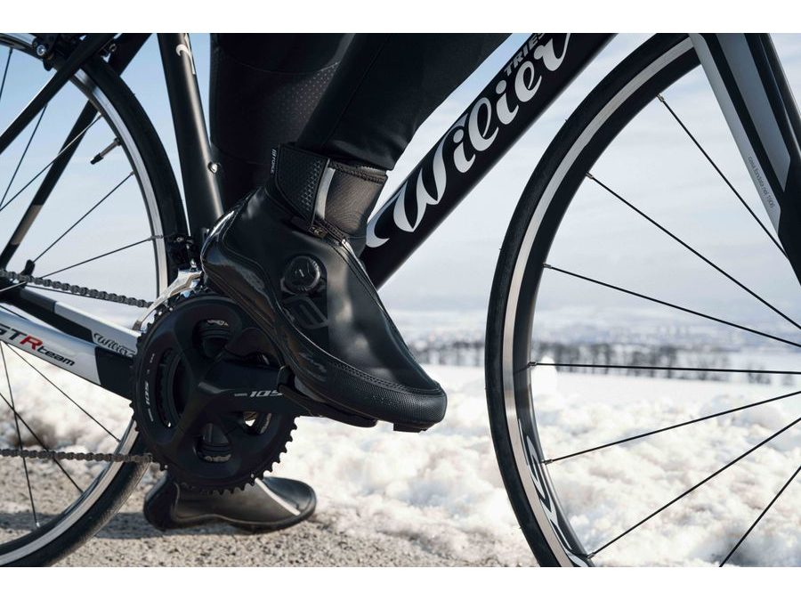 tretry zimní FORCE ROAD GLACIER, černé