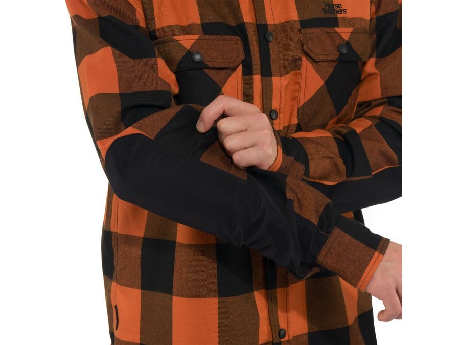 Pánská technická bike košile HORSEFEATHERS Prom, burnt orange