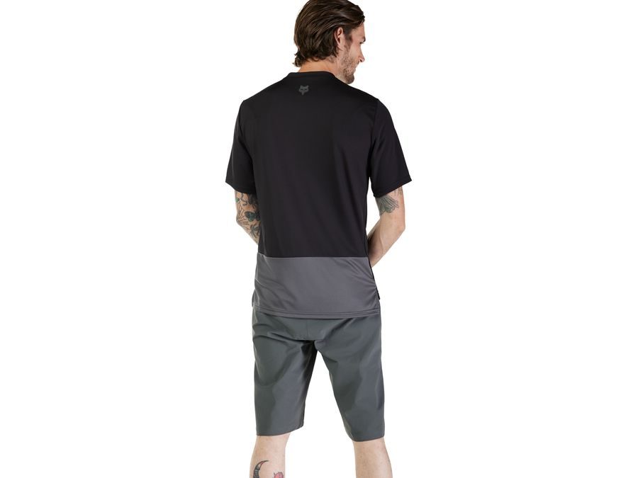 Pánský dres s krátkým rukávem Fox Ranger Ss Jersey Wordmark, Black