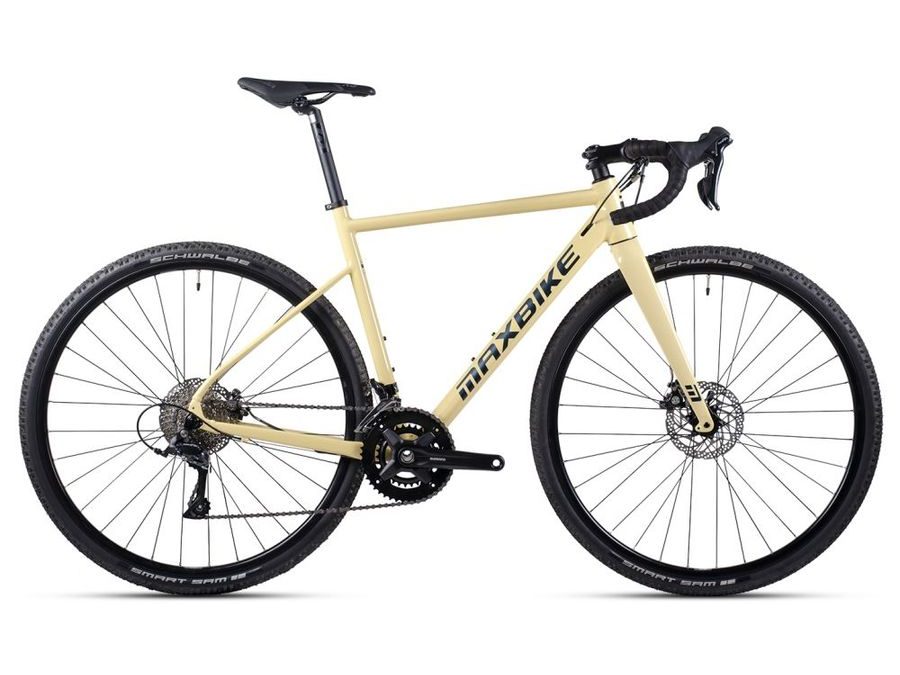 Gravel kolo Maxbike Granit - Béžový 2025