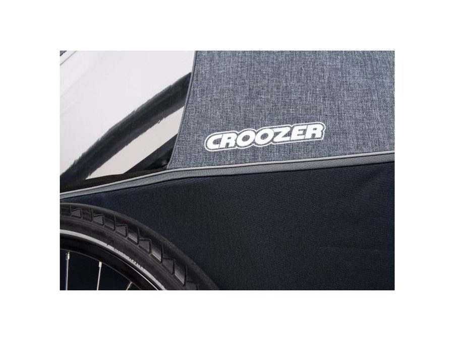 Odpružený vozík za kolo CROOZER KID FOR 2 PLUS Vaaya GRAPHITE BLUE 2020 2v1