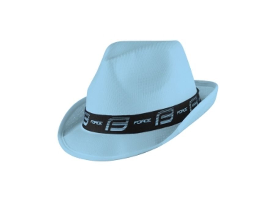 Klobouk FORCE PANAMA, pastelově modro-černý