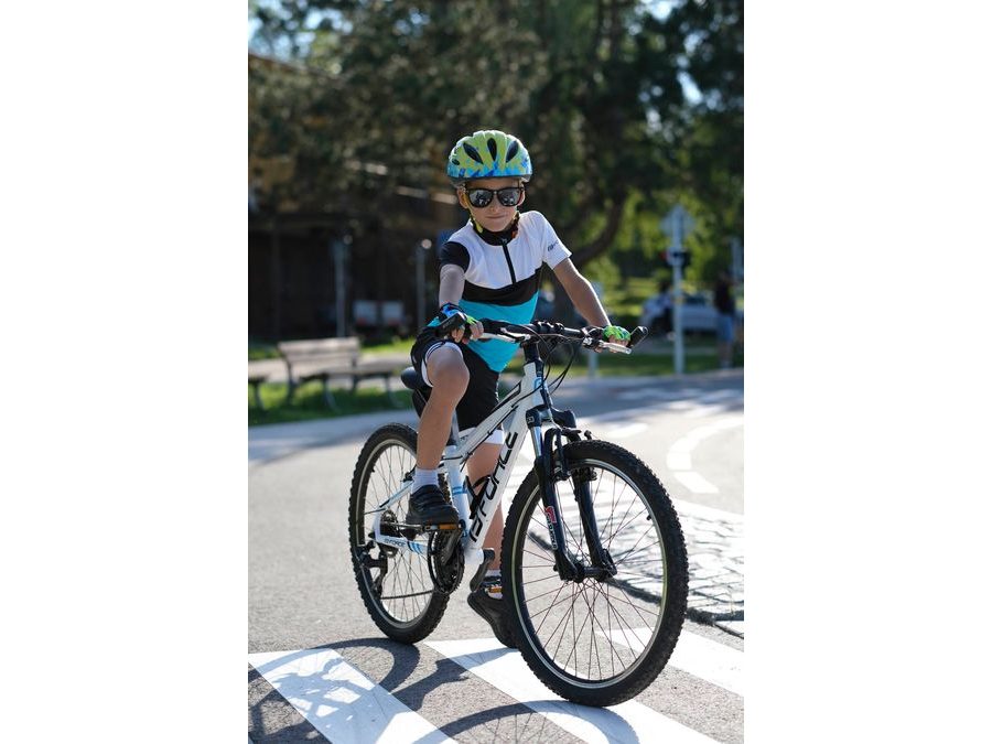 Dětský dres FORCE KID VIEW modro-bílo-černý