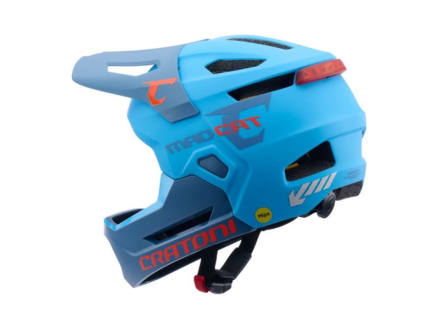 Dětská helma CRATONI MadCat MIPS Blue Matt - S/M (49-56cm)