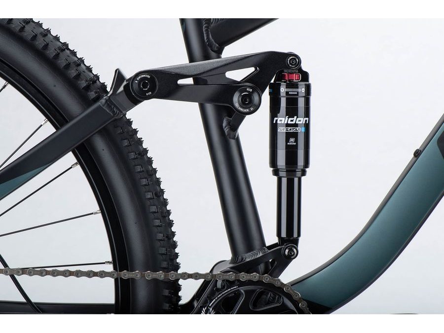 Celoodpružené kolo GHOST Kato FS Essential 29 Black/Green Matt