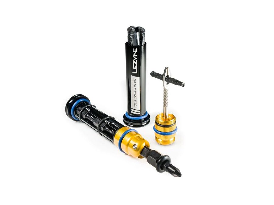 Sada nářadí LEZYNE DUAL INSERT KIT - M BLACK / GOLD