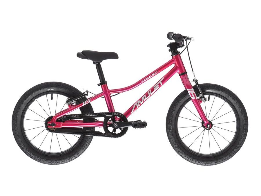 Dětské kolo Amulet 16 Tomcat, raspberry/silver 6.2kg, 2025