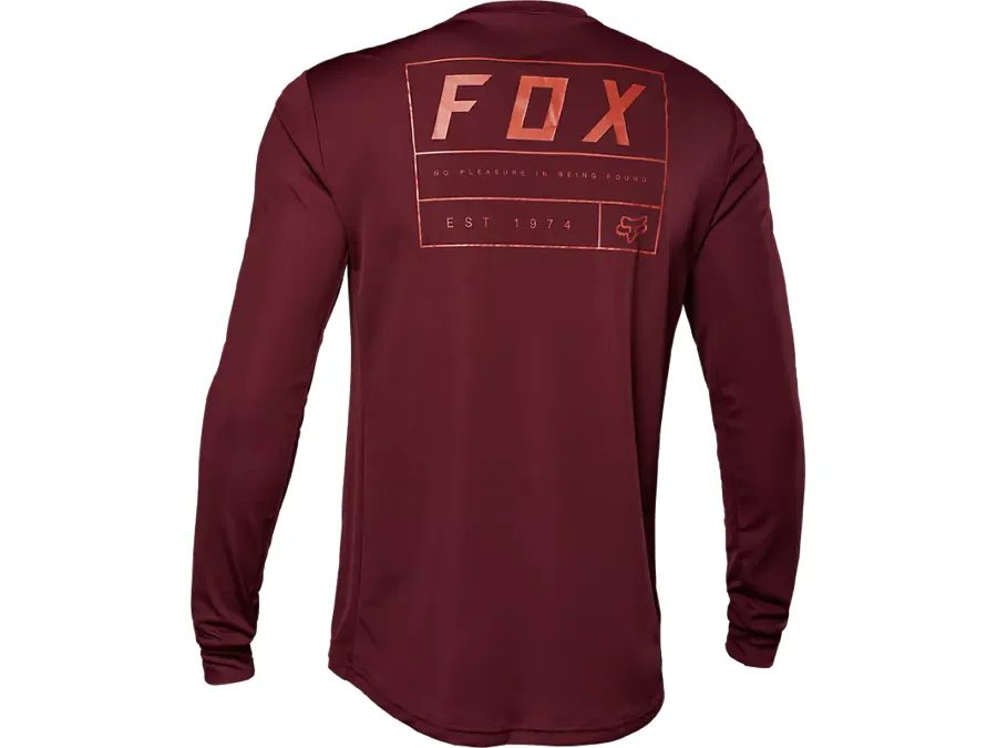 Pánský dres s dlouhým rukávem FOX RANGER SWATH, červený