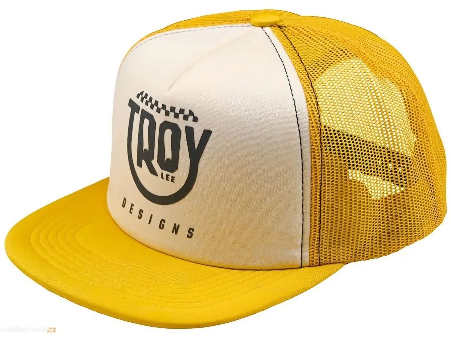 Kšiltovka Troy Lee Designs TRUCKER SNAPBACK SMILEY, golden